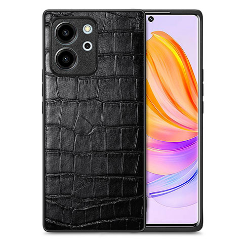 Coque Luxe Cuir Housse Etui S01D pour Huawei Honor 80 SE 5G Noir