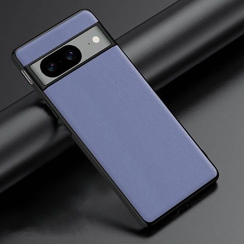 Coque Luxe Cuir Housse Etui S02 pour Google Pixel 8 5G Gris Lavende