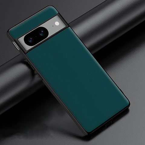 Coque Luxe Cuir Housse Etui S02 pour Google Pixel 8 5G Vert