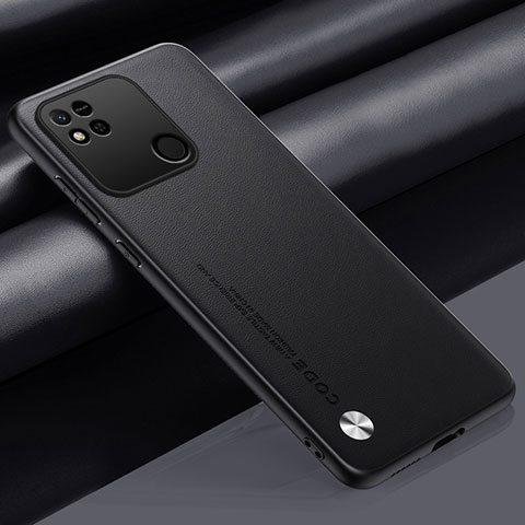 Coque Luxe Cuir Housse Etui S02 pour Xiaomi Redmi 10A 4G Noir