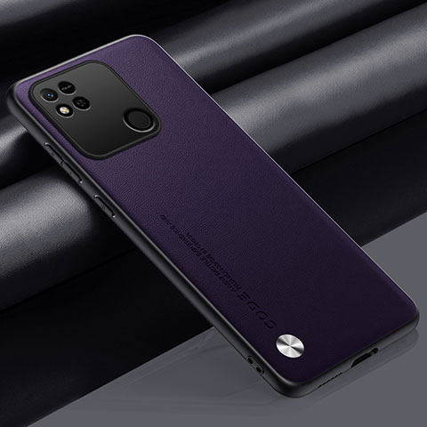 Coque Luxe Cuir Housse Etui S02 pour Xiaomi Redmi 9 Activ Violet