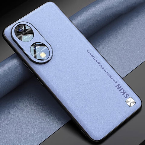 Coque Luxe Cuir Housse Etui S03 pour Huawei Honor 90 5G Bleu