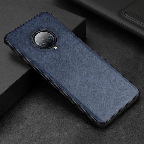 Coque Luxe Cuir Housse Etui S03 pour Vivo Nex 3 Bleu