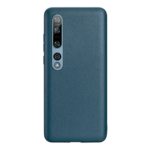 Coque Luxe Cuir Housse Etui S03 pour Xiaomi Mi 10 Pro Vert