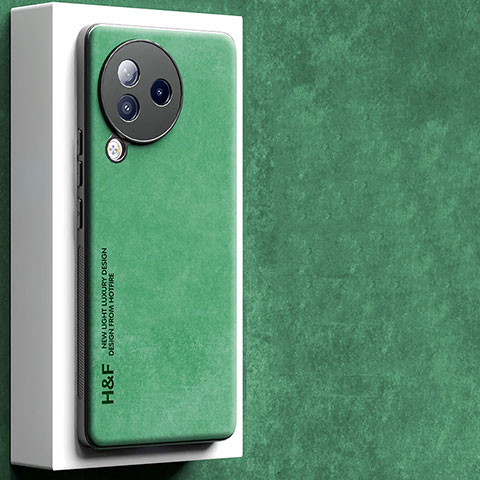 Coque Luxe Cuir Housse Etui S04 pour Xiaomi Civi 3 5G Vert