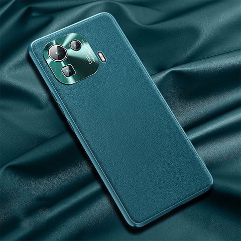 Coque Luxe Cuir Housse Etui S05 pour Xiaomi Mi 11 Pro 5G Vert