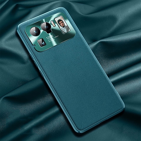 Coque Luxe Cuir Housse Etui S06 pour Xiaomi Mi 11 Ultra 5G Vert