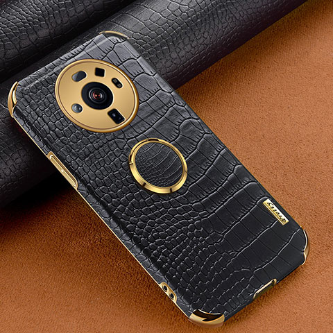 Coque Luxe Cuir Housse Etui S06 pour Xiaomi Mi 12 Ultra 5G Noir