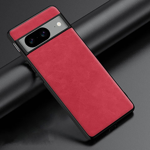 Coque Luxe Cuir Housse Etui S07 pour Google Pixel 8 5G Rouge