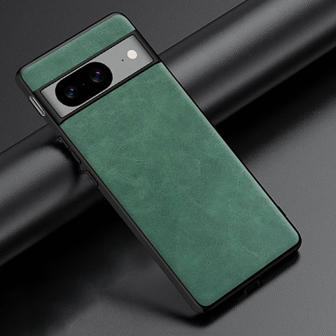 Coque Luxe Cuir Housse Etui S07 pour Google Pixel 8 5G Vert