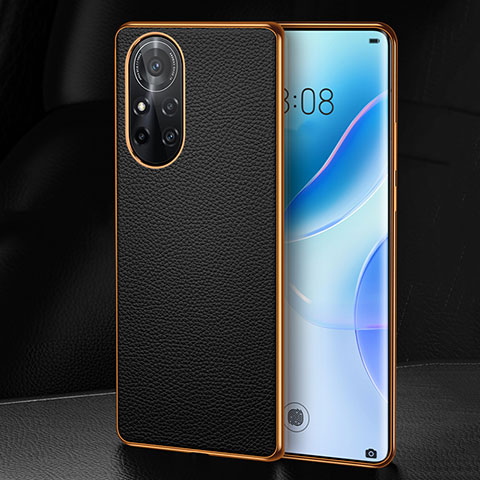 Coque Luxe Cuir Housse Etui S07 pour Huawei Nova 8 5G Noir