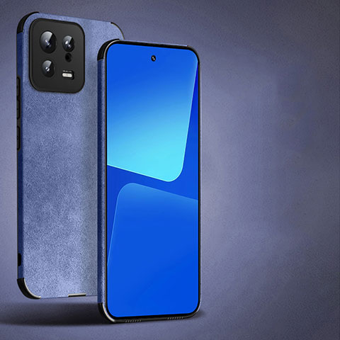 Coque Luxe Cuir Housse Etui TB1 pour Xiaomi Mi 13 5G Bleu