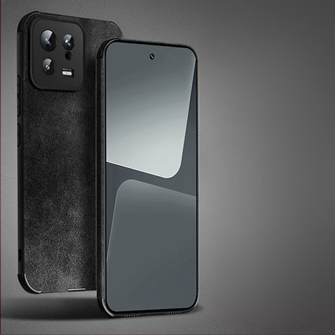 Coque Luxe Cuir Housse Etui TB1 pour Xiaomi Mi 13 Pro 5G Noir