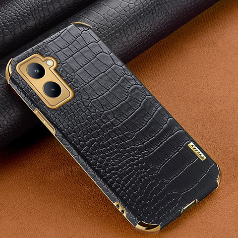 Coque Luxe Cuir Housse Etui XD1 pour Realme C33 (2023) Noir