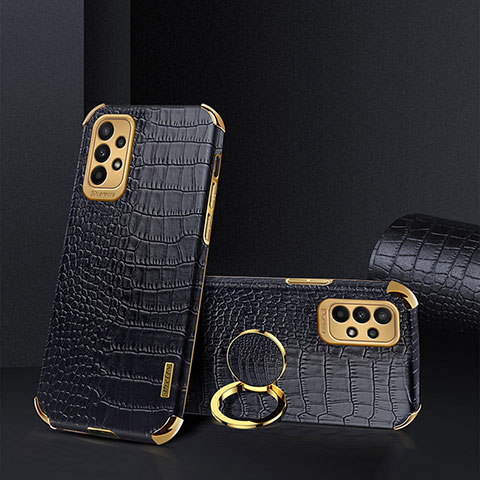 Coque Luxe Cuir Housse Etui XD1 pour Samsung Galaxy A23 5G Noir