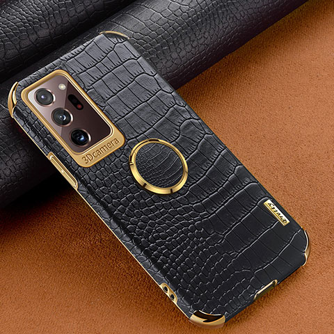 Coque Luxe Cuir Housse Etui XD1 pour Samsung Galaxy Note 20 Ultra 5G Noir