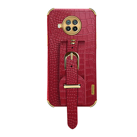 Coque Luxe Cuir Housse Etui XD1 pour Xiaomi Mi 10i 5G Rouge