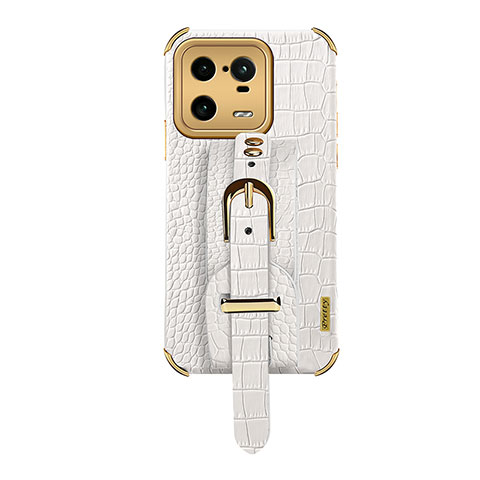 Coque Luxe Cuir Housse Etui XD1 pour Xiaomi Mi 13 Pro 5G Blanc