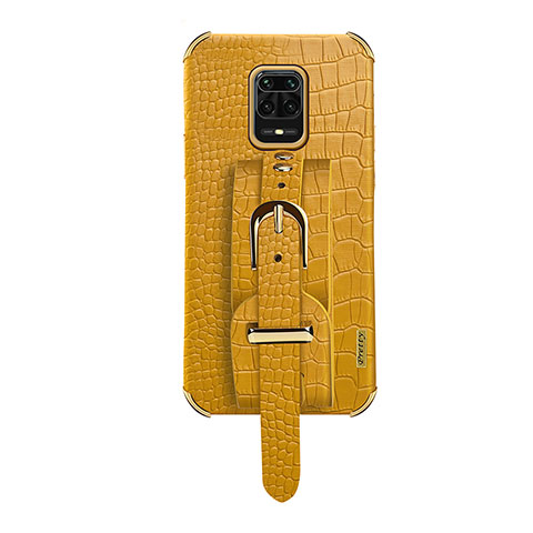 Coque Luxe Cuir Housse Etui XD1 pour Xiaomi Poco M2 Pro Jaune