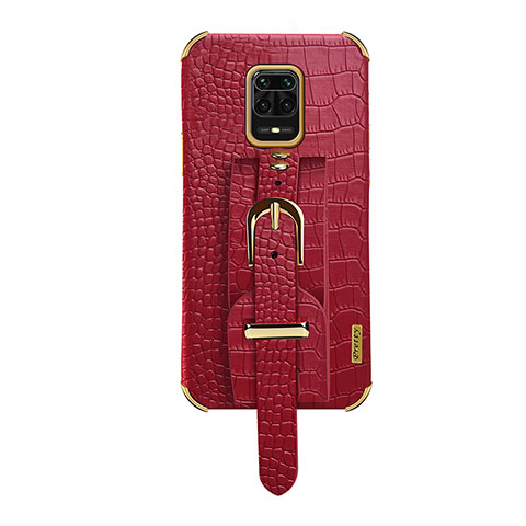 Coque Luxe Cuir Housse Etui XD1 pour Xiaomi Poco M2 Pro Rouge