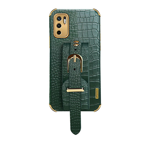 Coque Luxe Cuir Housse Etui XD1 pour Xiaomi POCO M3 Pro 5G Vert