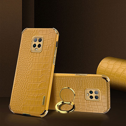 Coque Luxe Cuir Housse Etui XD1 pour Xiaomi Redmi 10X Pro 5G Jaune