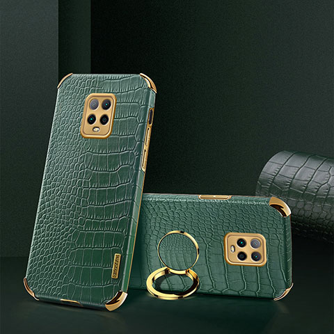 Coque Luxe Cuir Housse Etui XD1 pour Xiaomi Redmi 10X Pro 5G Vert