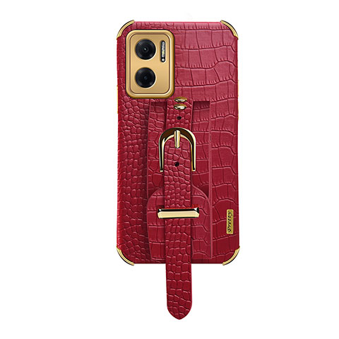 Coque Luxe Cuir Housse Etui XD1 pour Xiaomi Redmi 11 Prime 5G Rouge