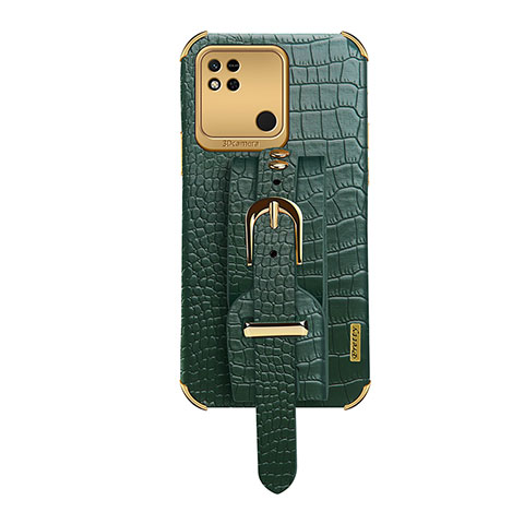 Coque Luxe Cuir Housse Etui XD1 pour Xiaomi Redmi 9 Activ Vert