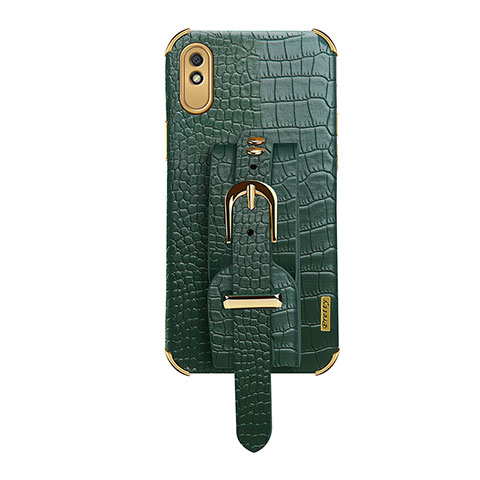 Coque Luxe Cuir Housse Etui XD1 pour Xiaomi Redmi 9A Vert