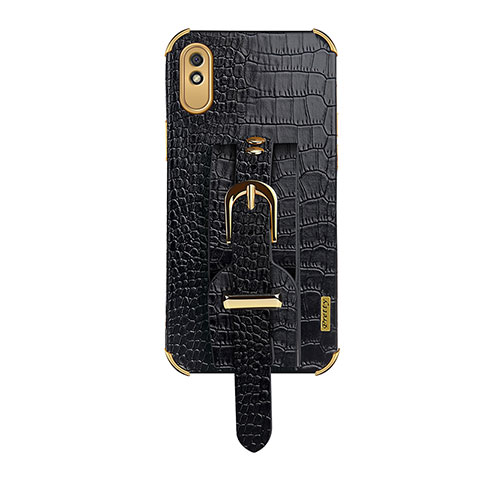 Coque Luxe Cuir Housse Etui XD1 pour Xiaomi Redmi 9i Noir