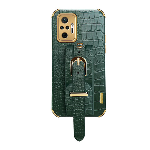 Coque Luxe Cuir Housse Etui XD1 pour Xiaomi Redmi Note 10 Pro 4G Vert