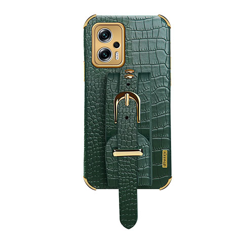 Coque Luxe Cuir Housse Etui XD1 pour Xiaomi Redmi Note 11T Pro+ Plus 5G Vert