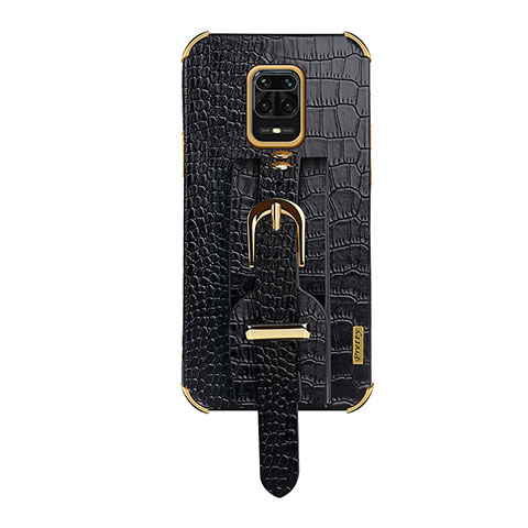 Coque Luxe Cuir Housse Etui XD1 pour Xiaomi Redmi Note 9S Noir