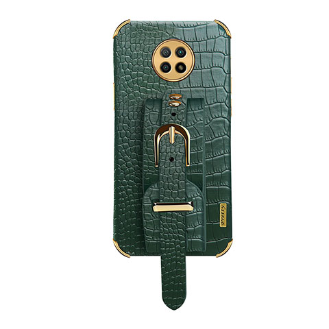 Coque Luxe Cuir Housse Etui XD1 pour Xiaomi Redmi Note 9T 5G Vert