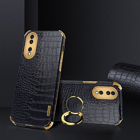 Coque Luxe Cuir Housse Etui XD2 pour Huawei Honor 70 5G Noir