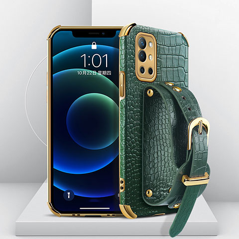 Coque Luxe Cuir Housse Etui XD2 pour OnePlus 9R 5G Vert