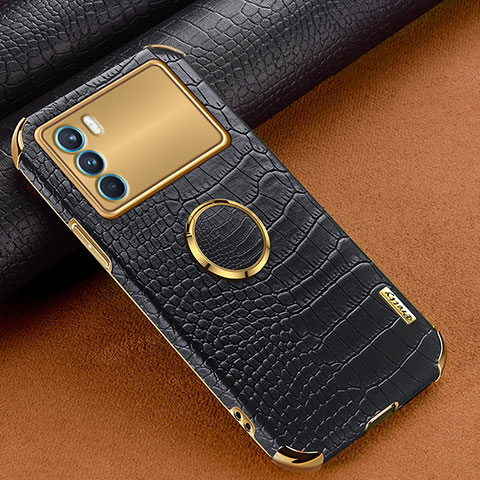 Coque Luxe Cuir Housse Etui XD2 pour Oppo K9 Pro 5G Noir