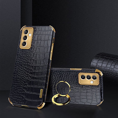 Coque Luxe Cuir Housse Etui XD2 pour Samsung Galaxy A15 LTE Noir