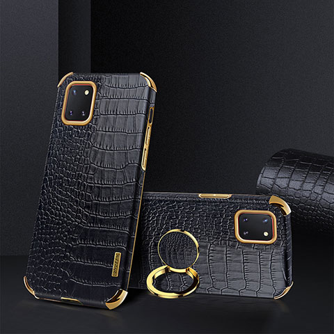 Coque Luxe Cuir Housse Etui XD2 pour Samsung Galaxy M60s Noir