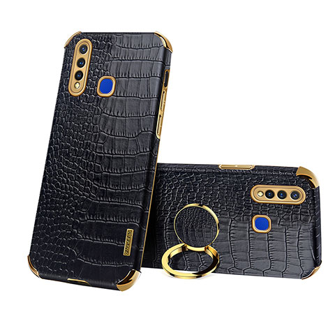 Coque Luxe Cuir Housse Etui XD2 pour Vivo iQOO U3 4G Noir