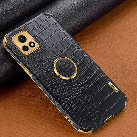 Coque Luxe Cuir Housse Etui XD2 pour Vivo iQOO U3 5G Noir