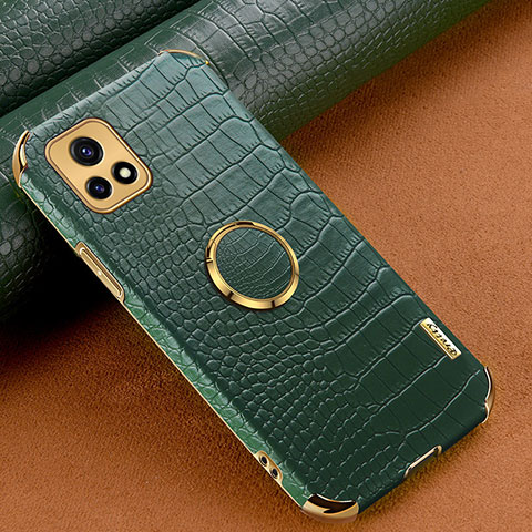 Coque Luxe Cuir Housse Etui XD2 pour Vivo Y52s t1 5G Vert