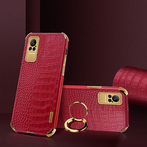 Coque Luxe Cuir Housse Etui XD2 pour Xiaomi Civi 1S 5G Rouge