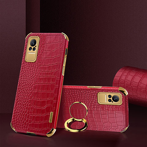 Coque Luxe Cuir Housse Etui XD2 pour Xiaomi Civi 5G Rouge