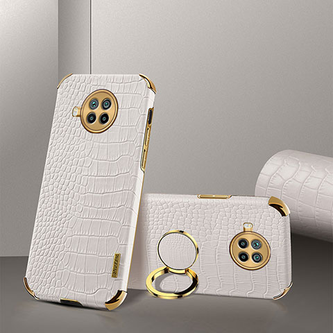 Coque Luxe Cuir Housse Etui XD2 pour Xiaomi Mi 10T Lite 5G Blanc