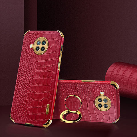 Coque Luxe Cuir Housse Etui XD2 pour Xiaomi Mi 10T Lite 5G Rouge