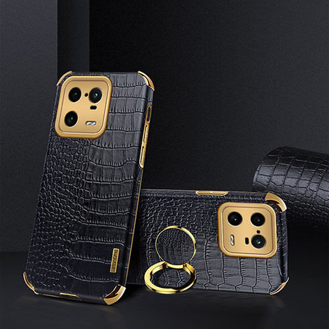 Coque Luxe Cuir Housse Etui XD2 pour Xiaomi Mi 13 Pro 5G Noir