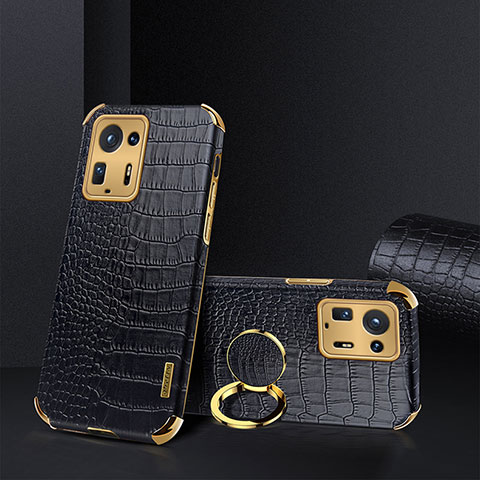 Coque Luxe Cuir Housse Etui XD2 pour Xiaomi Mi Mix 4 5G Noir