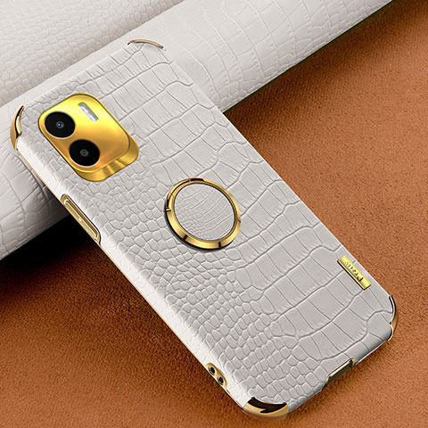 Coque Luxe Cuir Housse Etui XD2 pour Xiaomi Poco C50 Blanc